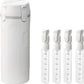 4-in-1 hervulbare reisflessen met dispenser