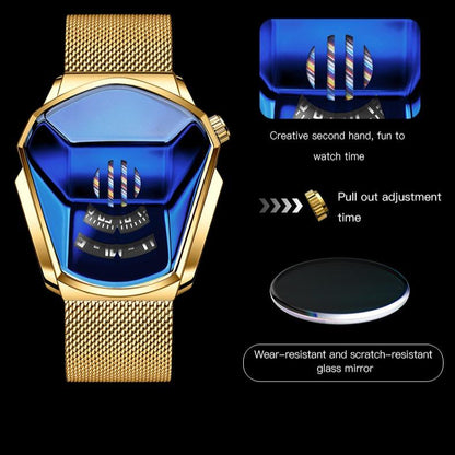 Luxe herenhorloge Racing Sport Rhombus