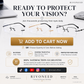 Fashionable HD Rimless Cut Rim 0°Anti Blue Light Glasses
