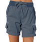 Populaire hoge taille cargoshorts voor vrouwen