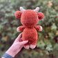🎅Kerstuitverkoop 50% KORTING!!🎄🔥Haakpatroon voor Highland Cow Amigurumi🐮- DIY-pakket & kant-en-klare knuffel