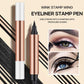 Verleidelijke cat eye stempel eyeliner