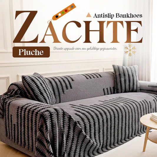 🛋️ 53% KORTING 2026! ✨ Pluche bankovertrek - Extra dikke & antislipdeken met elastische randen voor herfst en winter 🍂❄️
