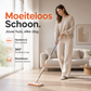 Multifunctionele handenvrije platte mop met clipsysteem