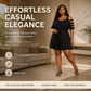 Women's Casual Cold-Shoulder Romper with Tie-Waist
