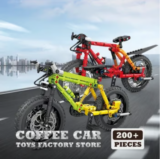 🌟🌟Coole mountainbike-bouwsteenset Creatief cadeau