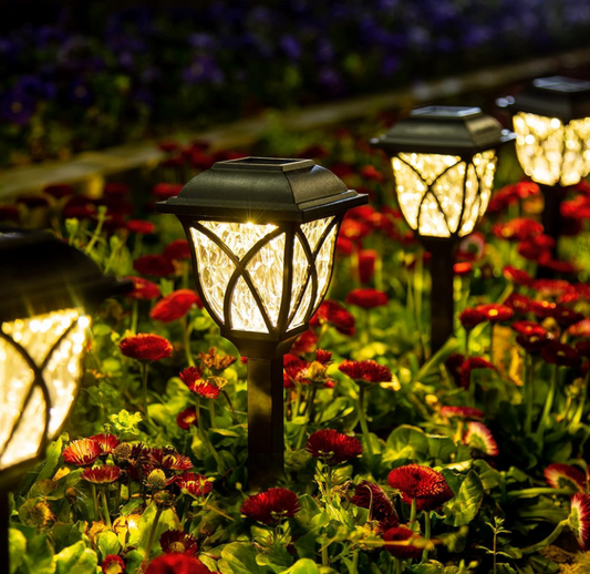 Vintage waterdichte solar tuinstekerlamp