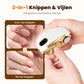 ⏳ 62% korting – 2-in-1 Elektrische Nagelknipper en Polijstmachine