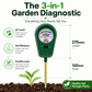 3-in-1 Soil Detector with Pointer Display