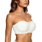Dames Strapless Push-Up Bandeau BH - Antislip, Zonder Beugel, Ondersteunende Gewatteerde BH - Naadloze Comfortabele Bandeau Jelly BH
