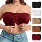 Strapless Ademend BH met Voorsluiting voor Grote Maten