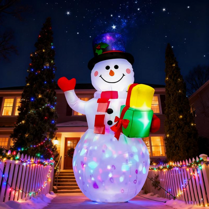☃️🎄Nieuw ontwerp Kerstmis opblaasbare sneeuwpop Kerstmis buitendecoratie met hoge verkoopcijfers