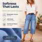 ⏳Time-Limited Special⏰Women's Casual Stretchy Cropped Denim Pants