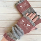 🎁Laatste dag van de aanbieding 49% KORTING🐱 Leuke gebreide kattenhandschoenen voor dames – voor warme handen en vrije vingers🧶