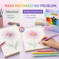 Color Freely, Erase Instantly! 50-Color No-Roll Erasable Pencils