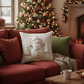 Kussenhoes met Kerstthema