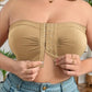 Strapless Ademend BH met Voorsluiting voor Grote Maten