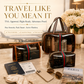 3PCS New Retro Vintage Vanity Bag, Large Capacity Makeup Organizer for Women, Ladies Travle Storage Case, Waterproof Transparent Toiletry Bag, Portable Skincare Storage Case