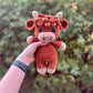 🎅Kerstuitverkoop 50% KORTING!!🎄🔥Haakpatroon voor Highland Cow Amigurumi🐮- DIY-pakket & kant-en-klare knuffel