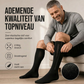 ❄️Zomerfresh 50% Korting!🔥Kniehoge Compressiekousen met Rits – Ademend Sport Steunkousen voor Hardlopen, Reizen, Werk & Lang Staan