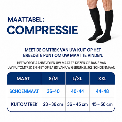 ❄️Zomerfresh 50% Korting!🔥Kniehoge Compressiekousen met Rits – Ademend Sport Steunkousen voor Hardlopen, Reizen, Werk & Lang Staan
