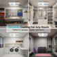 💡 TIJDELIJKE AANBIEDING 50% KORTING! ✨ 2-in-1 LED-plafondventilator met verlichting – Dubbele koeling, Ultrahelder, Gereedschapsvrije installatie 🌀
