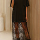🔥Get 49% OFF NOW✨Floral Patchwork Short Sleeve T-Shirt Loose Fit Maxi Dress