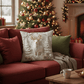 Kussenhoes met Kerstthema