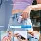 💨Mini handventilator met LED-display🧊6 snelheden, 10,7 uur koelte | Weegt niets – gaat overal heen