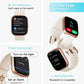 Smartwatch voor dames en heren, fitnesstracker met beantwoorden/bellen, fitnesshorloge met slaaptracker/100 sporten/IP68 waterdichte stappenteller