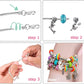 ⏳Tijdelijke aanbieding: 50% korting⏰Set om een bedelarmband te maken | Kralen & cadeausets💎🎁