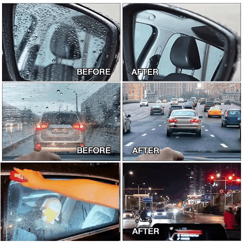 Automotive oliefilm reinigingsborstel