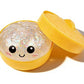 🎁Laatste dag: 50% KORTING🔥Glitter Dumpling Squishy Steamer Blind Box Verrassing: leuk om in te knijpen