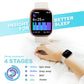 Smartwatch voor dames en heren, fitnesstracker met beantwoorden/bellen, fitnesshorloge met slaaptracker/100 sporten/IP68 waterdichte stappenteller