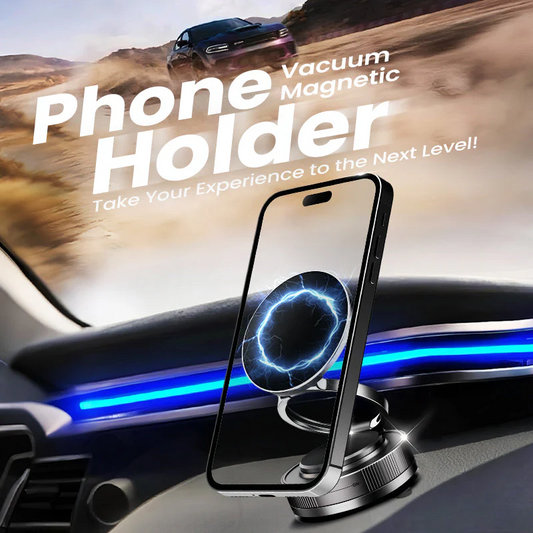 🔥 LAST DAY PROMOTION - 50%OFF🔥 Buy More Save More🔄360° Adjustable Vacuum Magnetic Phone Holder📱🚗