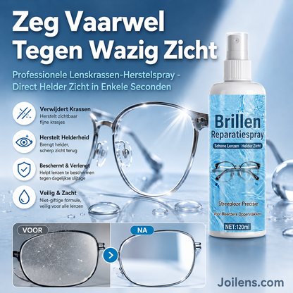 Spray voor het herstellen van krassen op lenzen