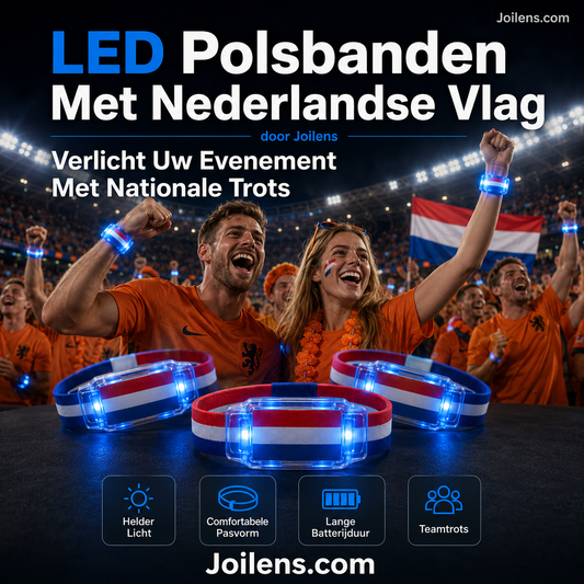 Levendige LED-polsband om mee te juichen