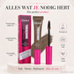 ⏳💋 50% KORTING! Vrijdagavond opmaken, maandagochtend nog steeds perfect! Deze wenkbrauw-gel is een 3-daagse tattoo die regen, sport en je kussen overleeft – zonder één keer bij te werken!