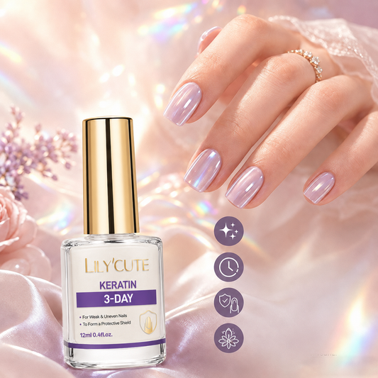 📢📢49% KORTING !! ⏰Lilac Glossy Mirror nagelversterke