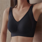 🎁Koop 1, krijg 2 gratis, 💕Geribbelde zijden push-up bh voor dames zonder stalen ring, verstelbaar🌸