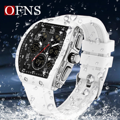 🎁Ontmoet Kerstmis 50% KORTING🎄Sportief, lichtgevend digitaal automatisch herenhorloge