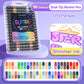 Glitterstiften met dubbele punt