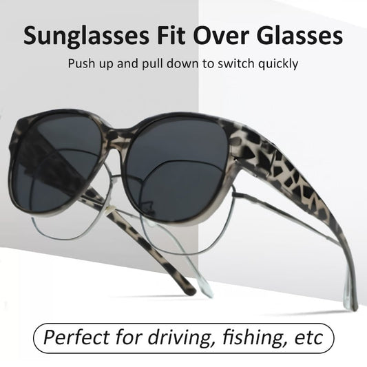 🎉LIMITED SALE：ONLY €23.99!!😎UV400 Protection Fit Over Glasses Sunglasses