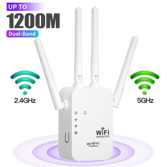 🔥 Black Friday: 55% korting! WiFi-versterker 2026 – 1200 Mbps, dual-band, dekt 930 m² & 50 apparaten 📶🎄