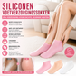 💥【LIMITED TIME 50% OFF】🔥 Siliconen Vochtinbrengende Voetsokken | Diepe Hydratatie & Herstel van Gebarsten Hielen | Antislipzool, Veilig Lopen | Hoog Elastisch, Blijft Zitten | Ademend, Dag & Nacht Draagbaar | Wit/Roze/Huidskleur