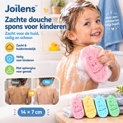 🛁 Tijdelijke aanbieding: 50% korting! Badspons voor kinderen – zacht en huidvriendelijk, verwijdert zweet, dode huidcellen en vuil ✨