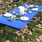 📏 Rekbare Tafel Top Hoes – Past op 4ft, 6ft en 8ft Tafels! ✨ Eenvoudig aan te brengen, waterdicht & windbestendig – perfect voor binnen en buiten. 🍽️💧
