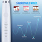 Elektrische waterflosser met borstel