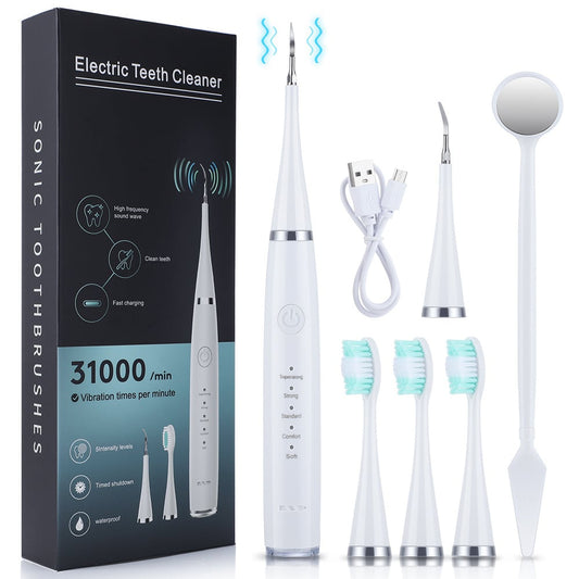 Elektrische waterflosser met borstel