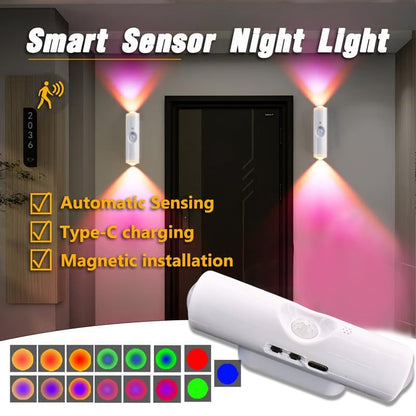 🎁Vorige week: 50% KORTING!!!⏳Oplaadbare slimme LED-bewegingssensor omgevingslicht